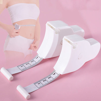 Automatic Circumference Tape Measure Fitness Ruler With Handle To Stretch Soft Body - My Store