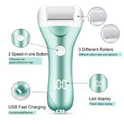 Charged Electric Foot File For Heels Grinding Pedicure Tools Professional Foot Care Tool Dead Hard Skin Callus Remover - My Store