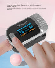 Medical Blood Oxygen Pulse Detector Household Portable Finger Pulse Monitoring Saturation Finger Clip Oximeter - My Store