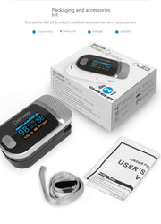 Medical Blood Oxygen Pulse Detector Household Portable Finger Pulse Monitoring Saturation Finger Clip Oximeter - My Store