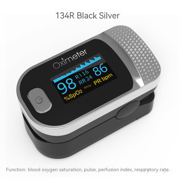 Medical Blood Oxygen Pulse Detector Household Portable Finger Pulse Monitoring Saturation Finger Clip Oximeter - My Store