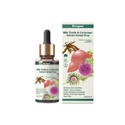 Milk Thistle Cordyceps Sinensis Drops Relieve Body Fatigue Care Essential Oil - My Store