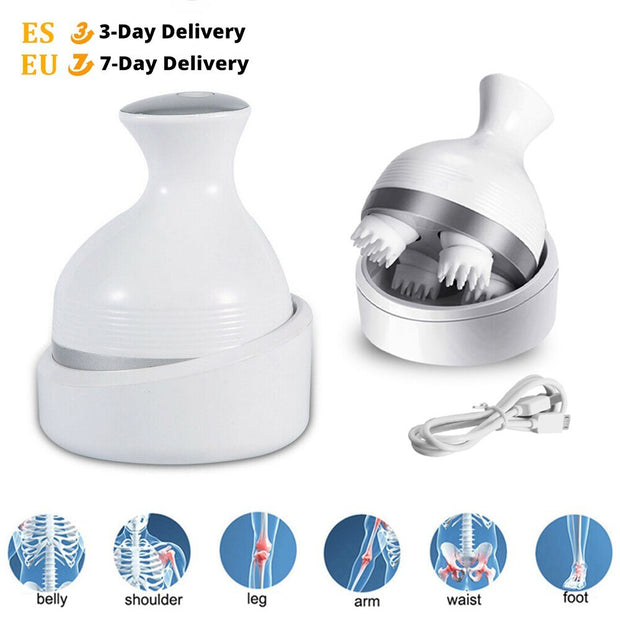 Electric Massager Wireless Waterproof Shoulder And Neck Deep Tissue Kneading Massage - My Store