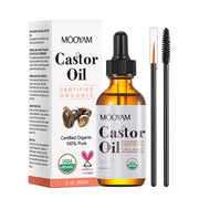 Castor Oil Castor Oil Skin Care Massage Basic Oil Hair Eyebrow Eyelash Care - My Store