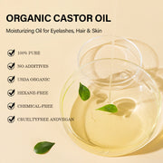 Castor Oil Castor Oil Skin Care Massage Basic Oil Hair Eyebrow Eyelash Care - My Store